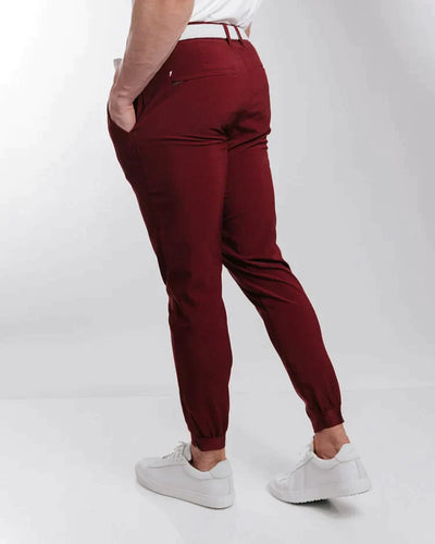 James™ | Slim Fit Joggingbroek met enkelritsen