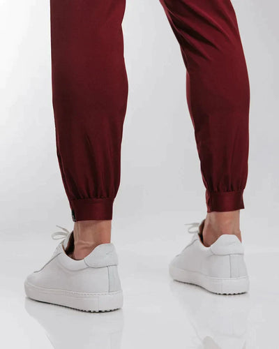 James™ | Slim Fit Joggingbroek met enkelritsen