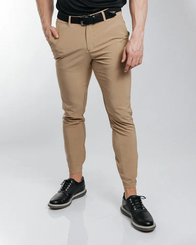 James™ | Slim Fit Joggingbroek met enkelritsen