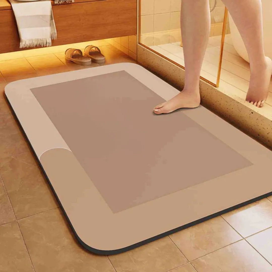 Tapis de bain AquaSoft - Confort séchant rapidement et antidérapant