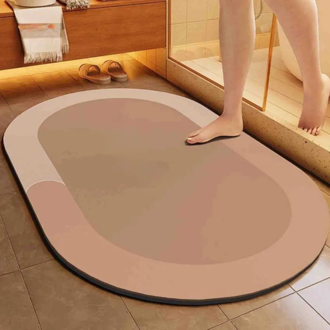 Tapis de bain AquaSoft - Confort séchant rapidement et antidérapant