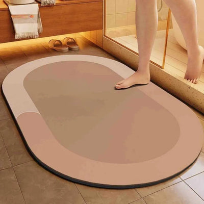 Tapis de bain AquaSoft - Confort séchant rapidement et antidérapant