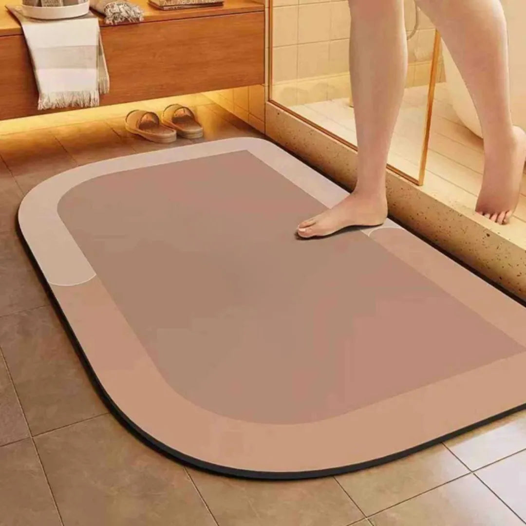 Tapis de bain AquaSoft - Confort séchant rapidement et antidérapant