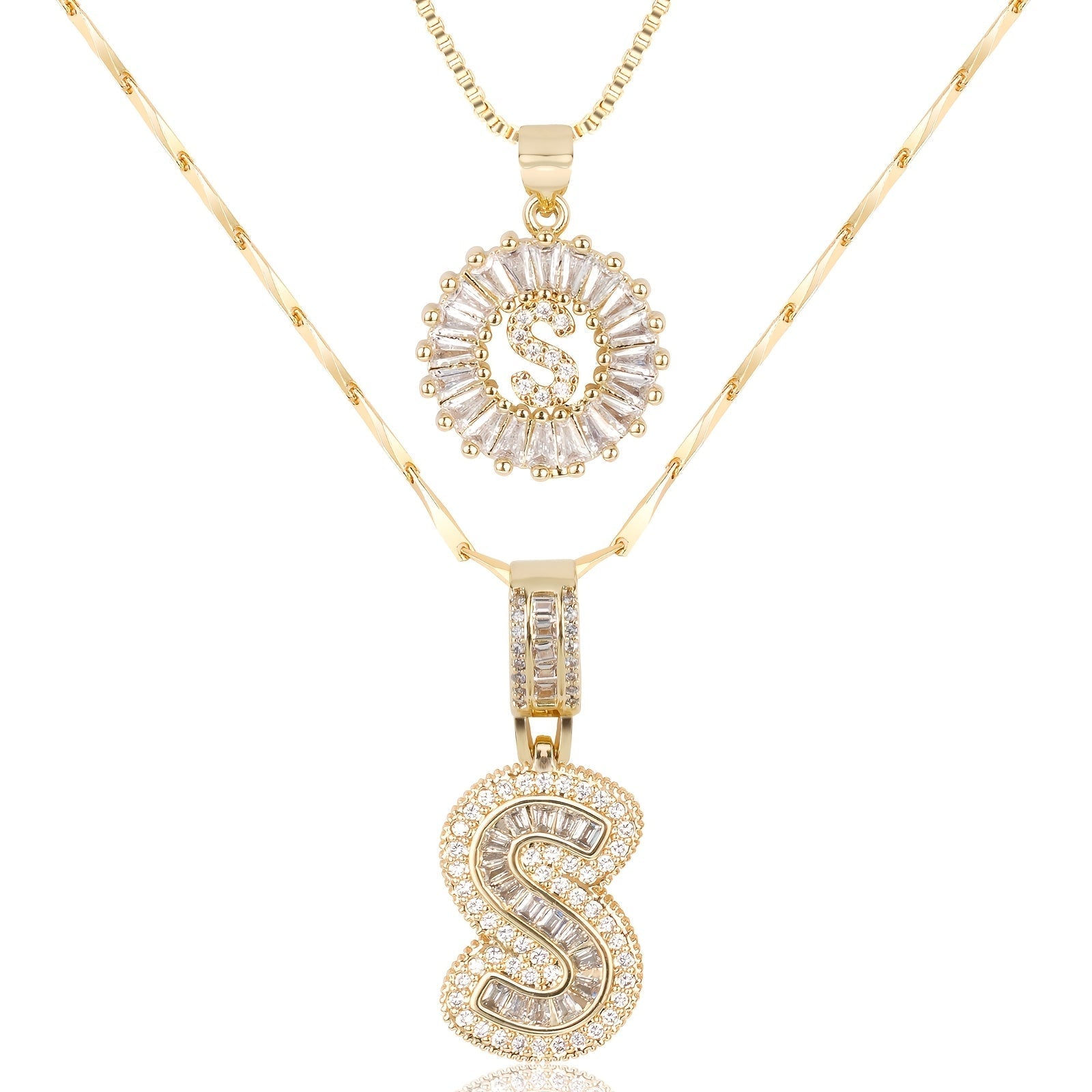 GemLetter Ketting - Initiaal Hanger met Luxe Glans