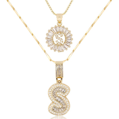 GemLetter Ketting - Initiaal Hanger met Luxe Glans