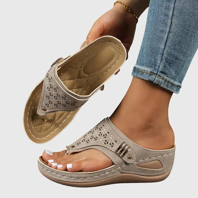 Lunavelle - Sandales orthopédiques compensées confortables