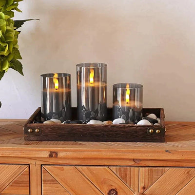 Sfeervolle Draadloze LED-Kaarsen - 3 STUKS