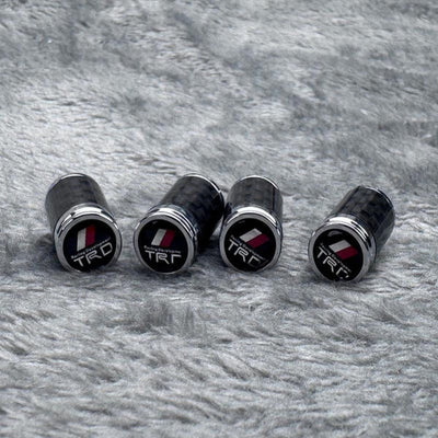 Capuchons de valve de pneu en fibre de carbone – Kit de protection de roue étanche