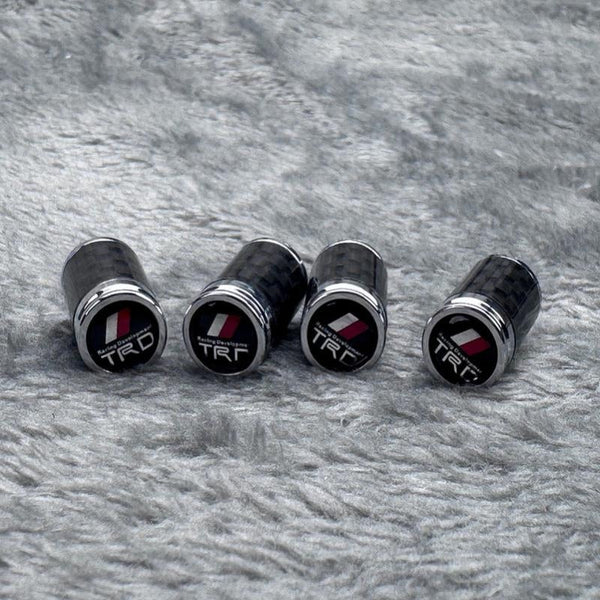Capuchons de valve de pneu en fibre de carbone – Kit de protection de roue étanche