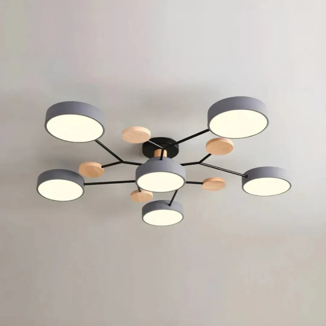 NovaGlow - Plafonnier - Lampe LED Moderne avec Lumière Anti-Éblouissement
