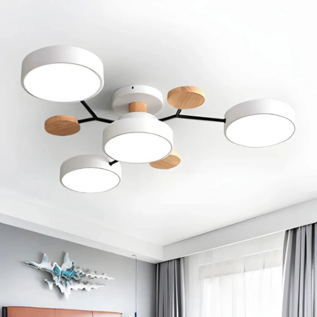 NovaGlow - Plafonnier - Lampe LED Moderne avec Lumière Anti-Éblouissement