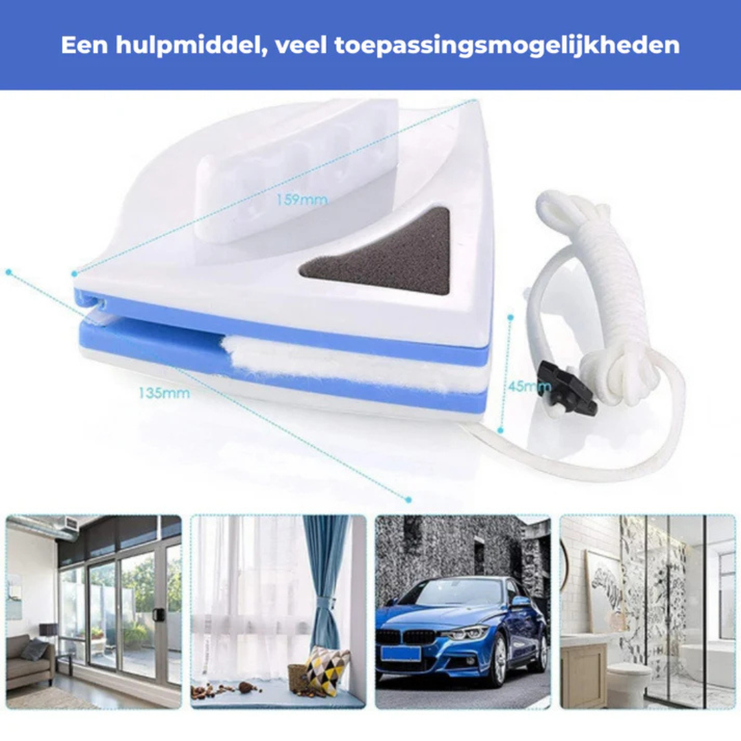 ClearSwipe - Nettoyeur de vitres - Essuie-vitres magnétique double face