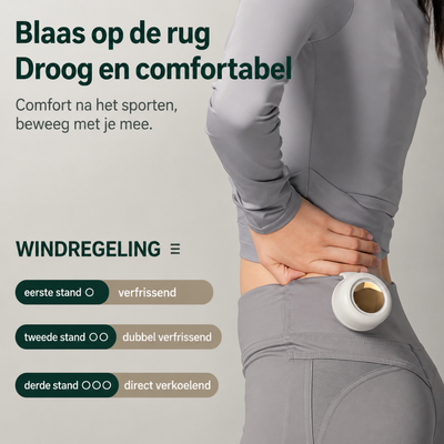 CoolClip™ – Draagbare Ventilator met Klem