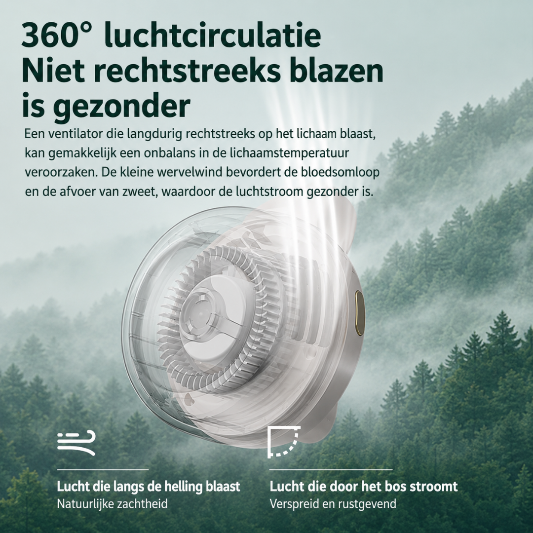 CoolClip™ – Draagbare Ventilator met Klem