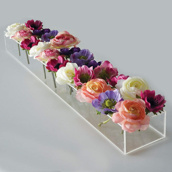 Rosa™ - Vase à fleurs en acrylique transparent