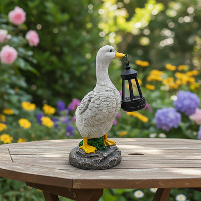 Solar Eend - Decoratieve Tuinlamp Op Zonne-Energie