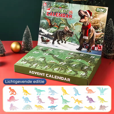 Dino Adventskalender - 24 Dinosaurusfiguren om af te Tellen naar Kerst