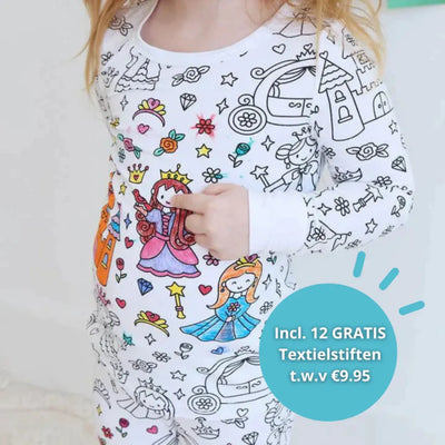 Pyjama à colorier - Pyjama créatif pour enfants à colorier soi-même | DreamDoodle