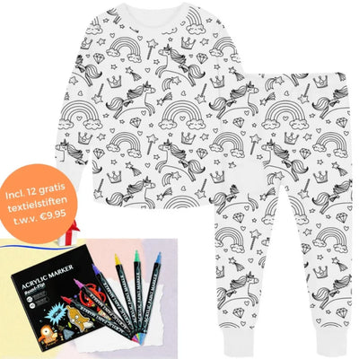 Pyjama à colorier - Pyjama créatif pour enfants à colorier soi-même | DreamDoodle