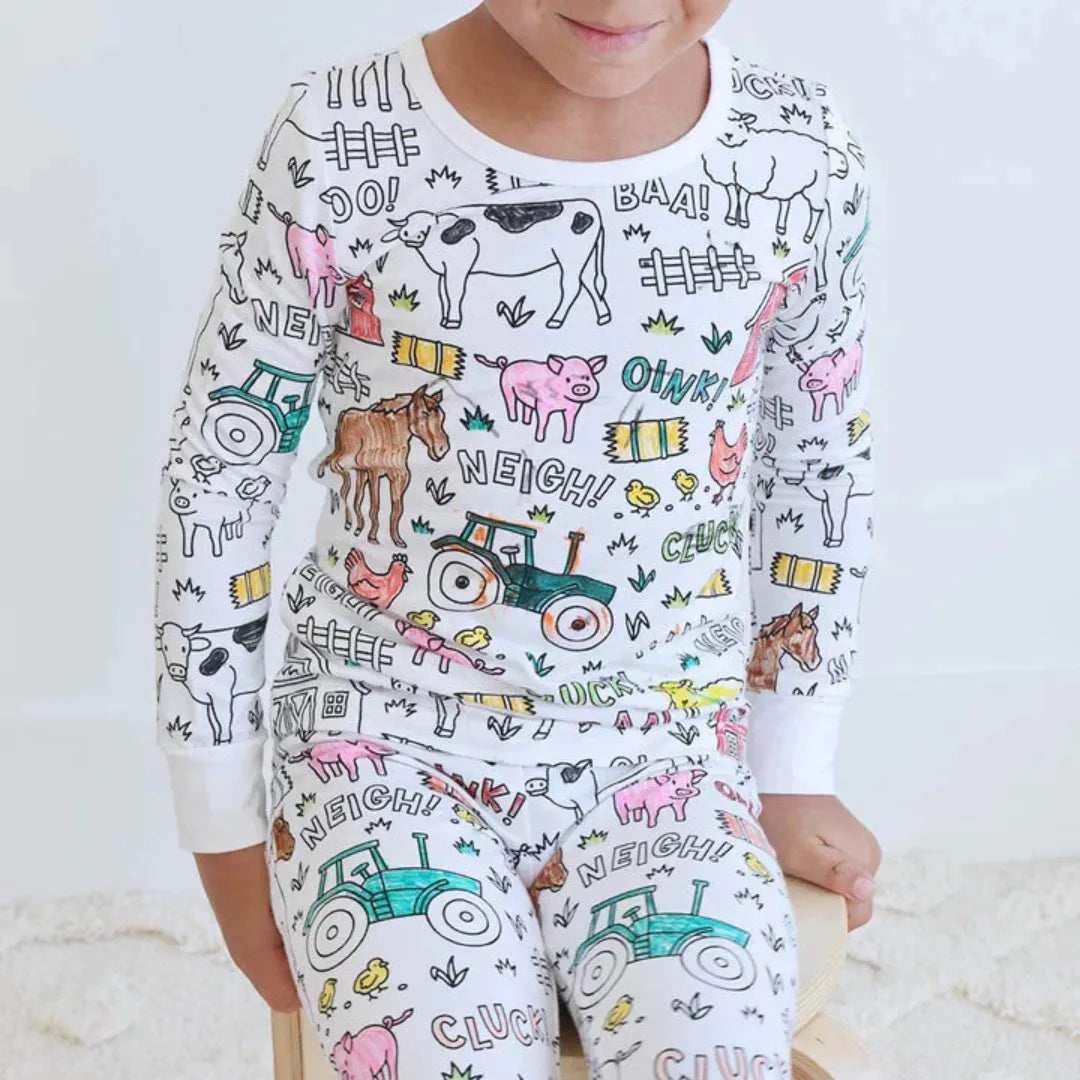 Pyjama à colorier - Pyjama créatif pour enfants à colorier soi-même | DreamDoodle