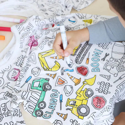 Pyjama à colorier - Pyjama créatif pour enfants à colorier soi-même | DreamDoodle