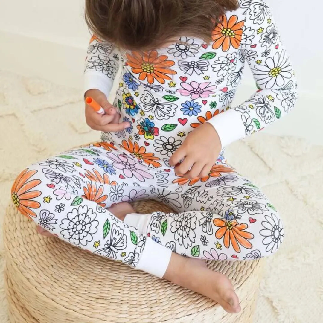 Pyjama à colorier - Pyjama créatif pour enfants à colorier soi-même | DreamDoodle