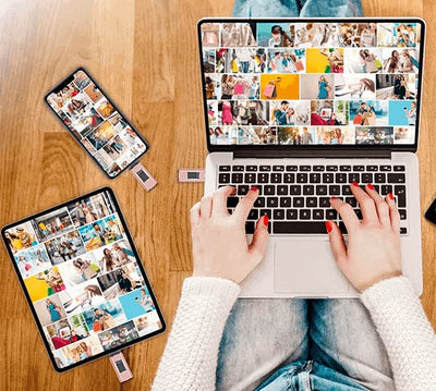 MemoryLink - Clé de stockage pour une sauvegarde sécurisée sur tous vos appareils