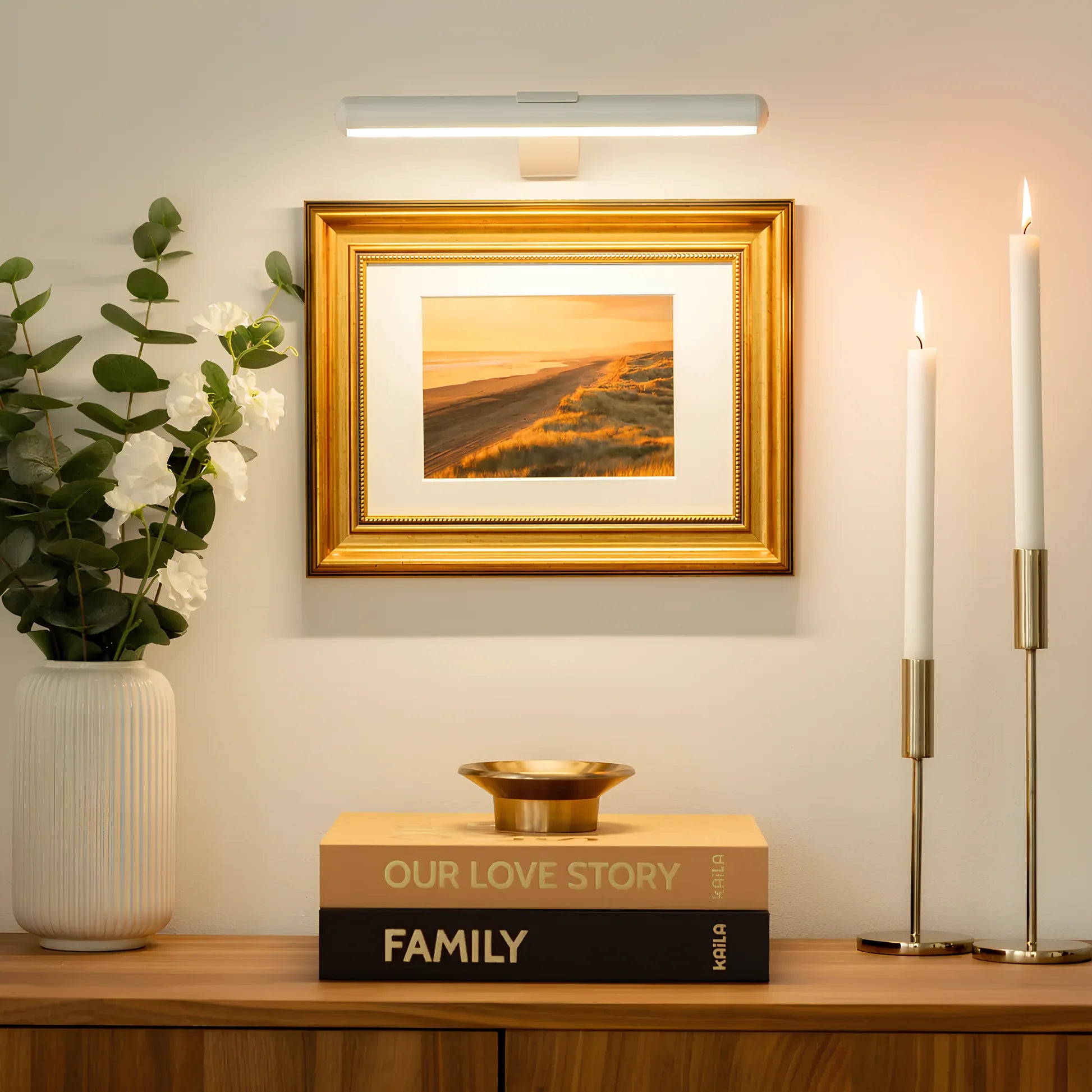 FrameHue - Wandlamp - Draadloze LED schilderij-verlichting met dim-functie