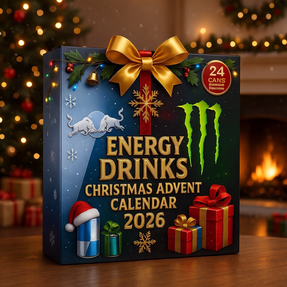 Adventní kalendář s energetickými nápoji - 2026