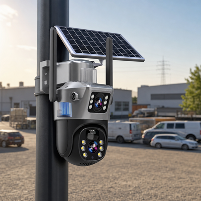 4K Solar Bewakingscamera - Volledig Draadloos Met Nachtzicht