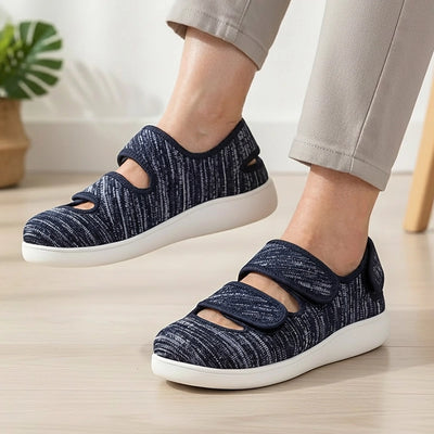 Orthopedische Instapschoenen - Brede Pasvorm met Klittenbandsluiting - Norvexa