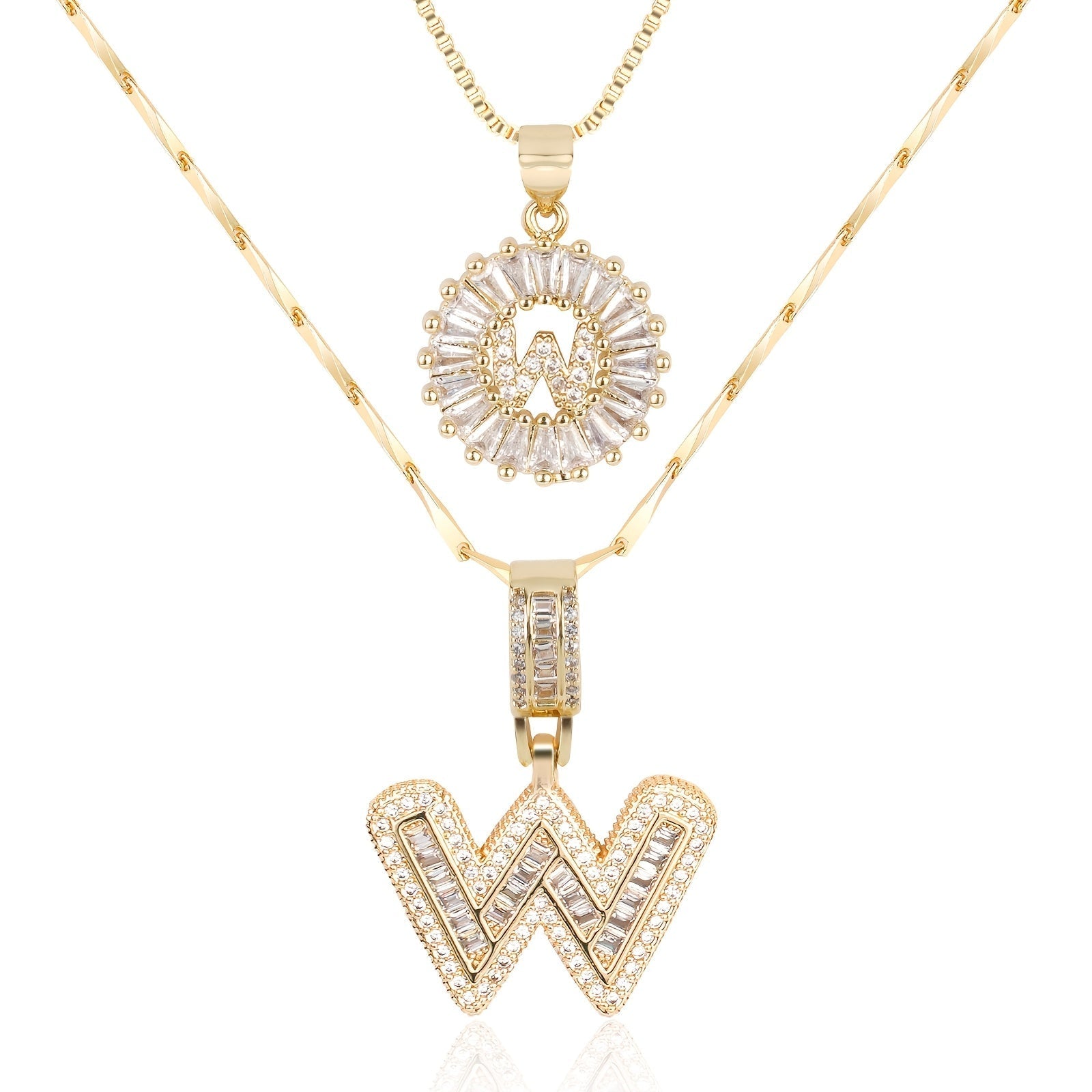 GemLetter Ketting - Initiaal Hanger met Luxe Glans