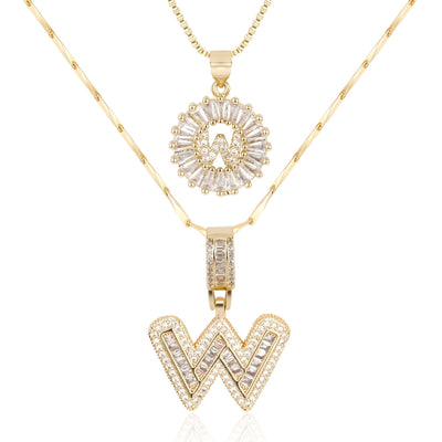 GemLetter Ketting - Initiaal Hanger met Luxe Glans
