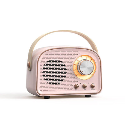 Bluetooth Speaker - Retro Draadloze Speaker met FM Radio - Soundiva