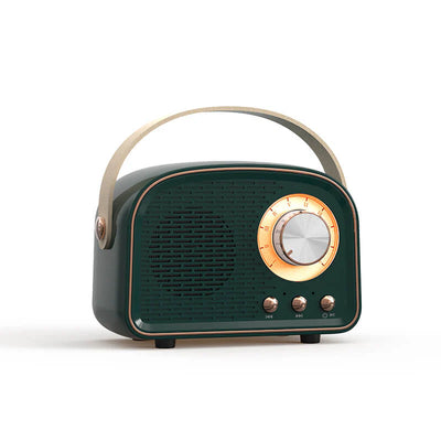 Bluetooth Speaker - Retro Draadloze Speaker met FM Radio - Soundiva