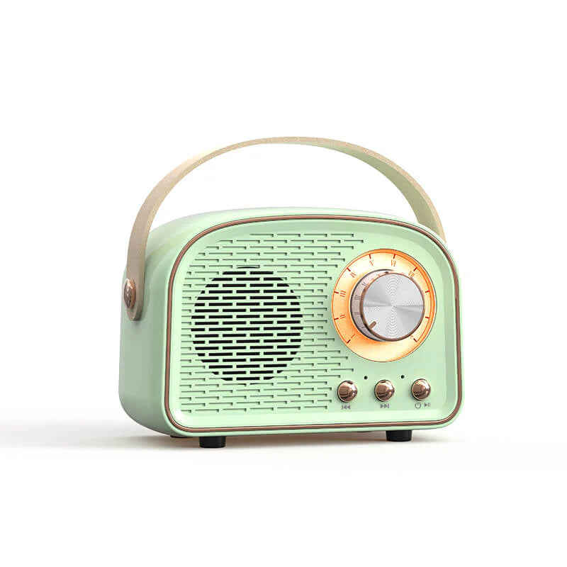 Bluetooth Speaker - Retro Draadloze Speaker met FM Radio - Soundiva