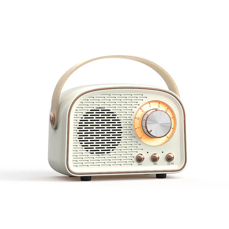 Bluetooth Speaker - Retro Draadloze Speaker met FM Radio - Soundiva