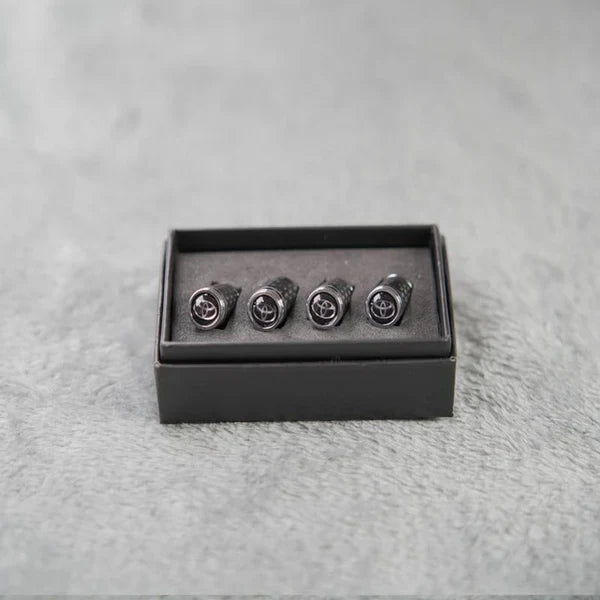 Capuchons de valve de pneu en fibre de carbone – Kit de protection de roue étanche