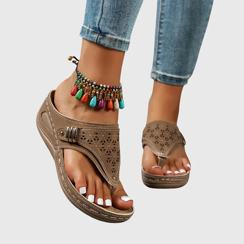 Lunavelle - Sandales orthopédiques compensées confortables