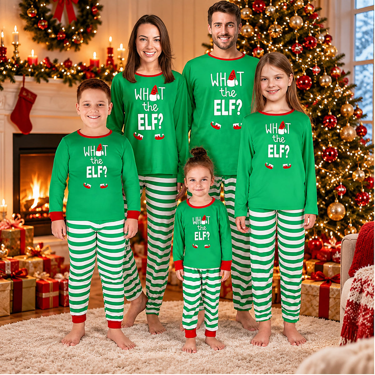 Familie Kerstpyjama - Matchende Set voor Heren, Dames en Kinderen