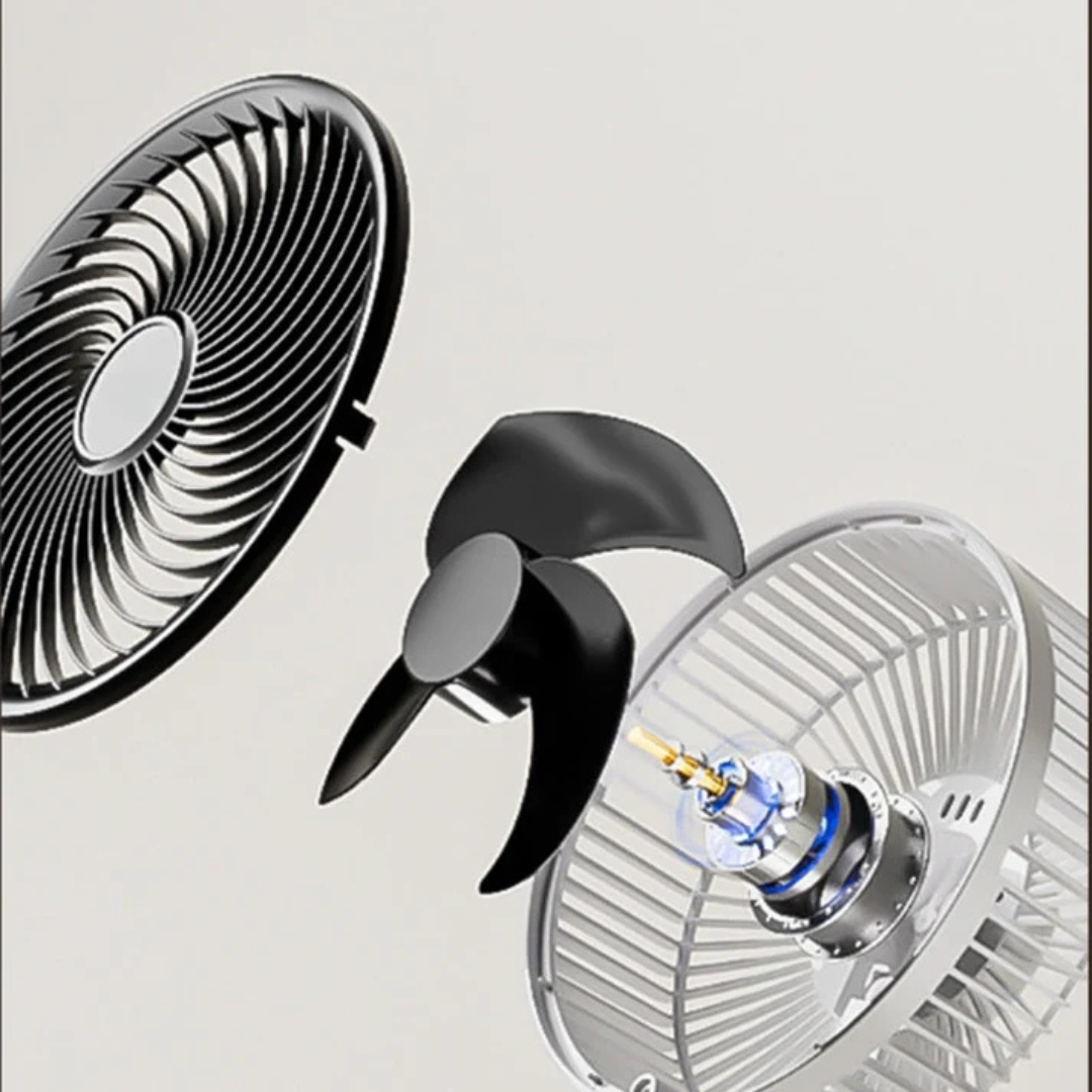 CoolBreeze Pro - Ventilateur - Mini Ventilateur Silencieux avec Refroidissement Puissant