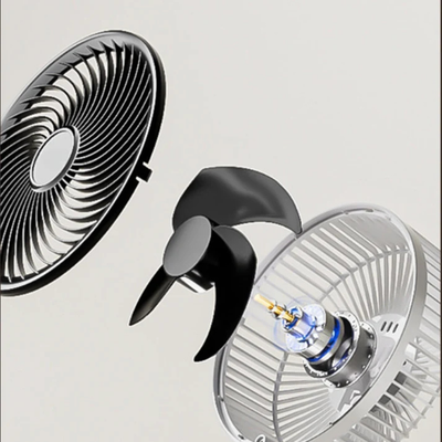 CoolBreeze Pro - Ventilateur - Mini Ventilateur Silencieux avec Refroidissement Puissant