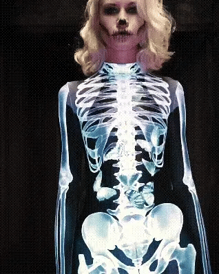 3D Skeletoutfit voor een Griezelige Halloween - Strakke Skeleton Bodysuit - SkullVibe