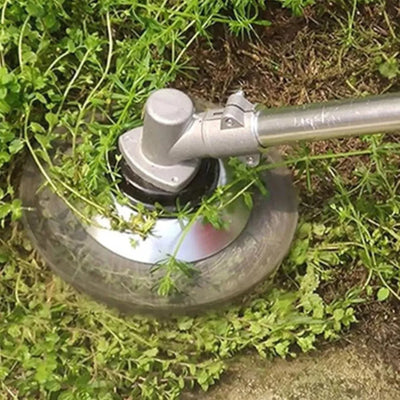 Brosse métallique pour débroussailleuse - Désherbage à 360° en acier