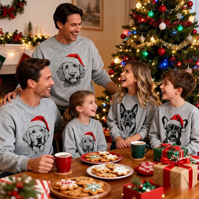 Gepersonaliseerde Kersttrui met Huisdier – Eigen Foto en Naam (8)