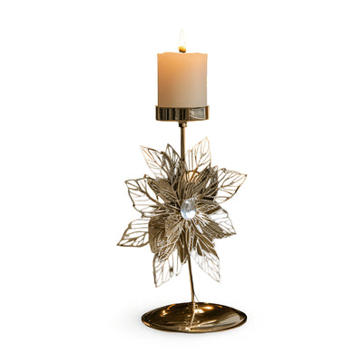 Gouden Kandelaar Kerstbloem