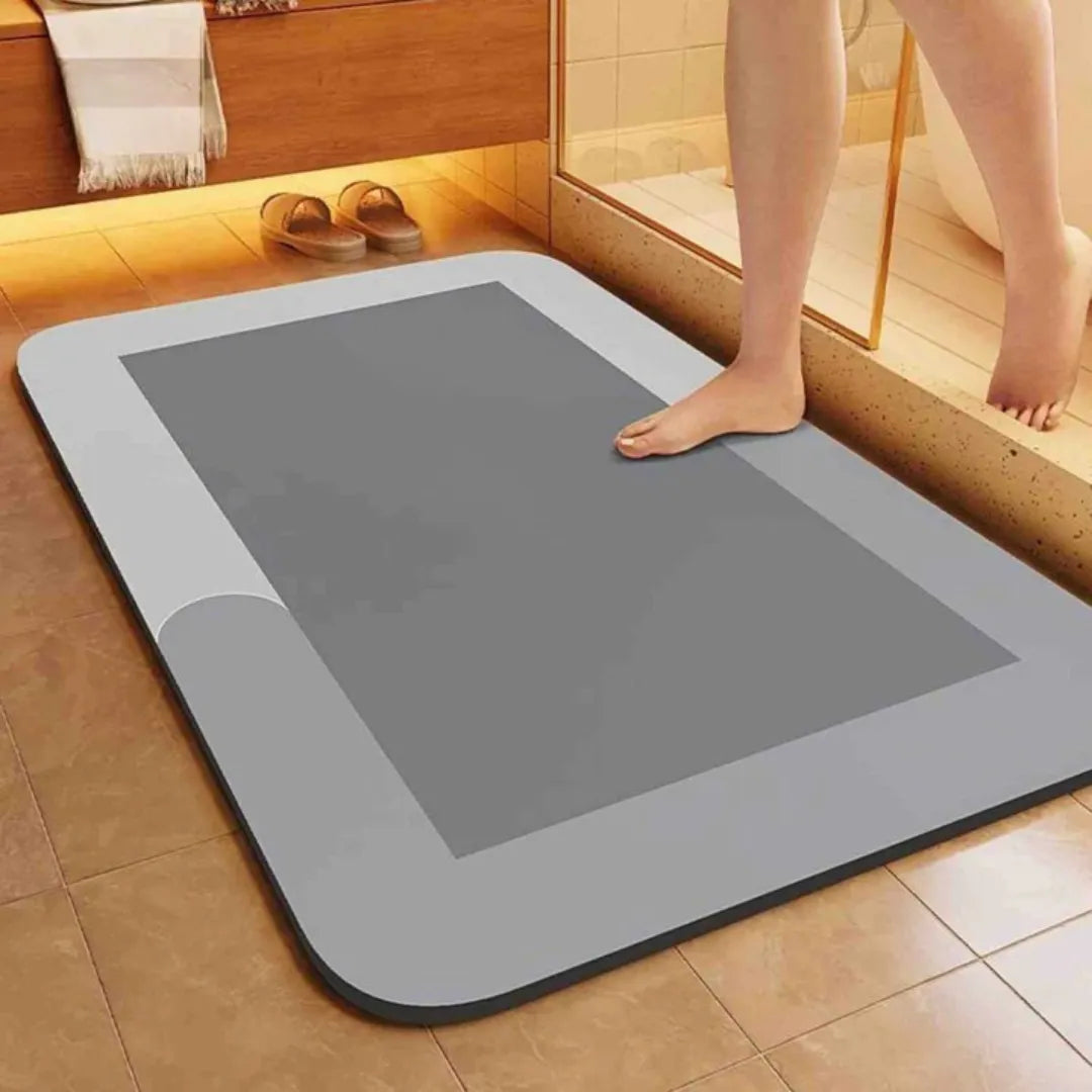 Tapis de bain AquaSoft - Confort séchant rapidement et antidérapant