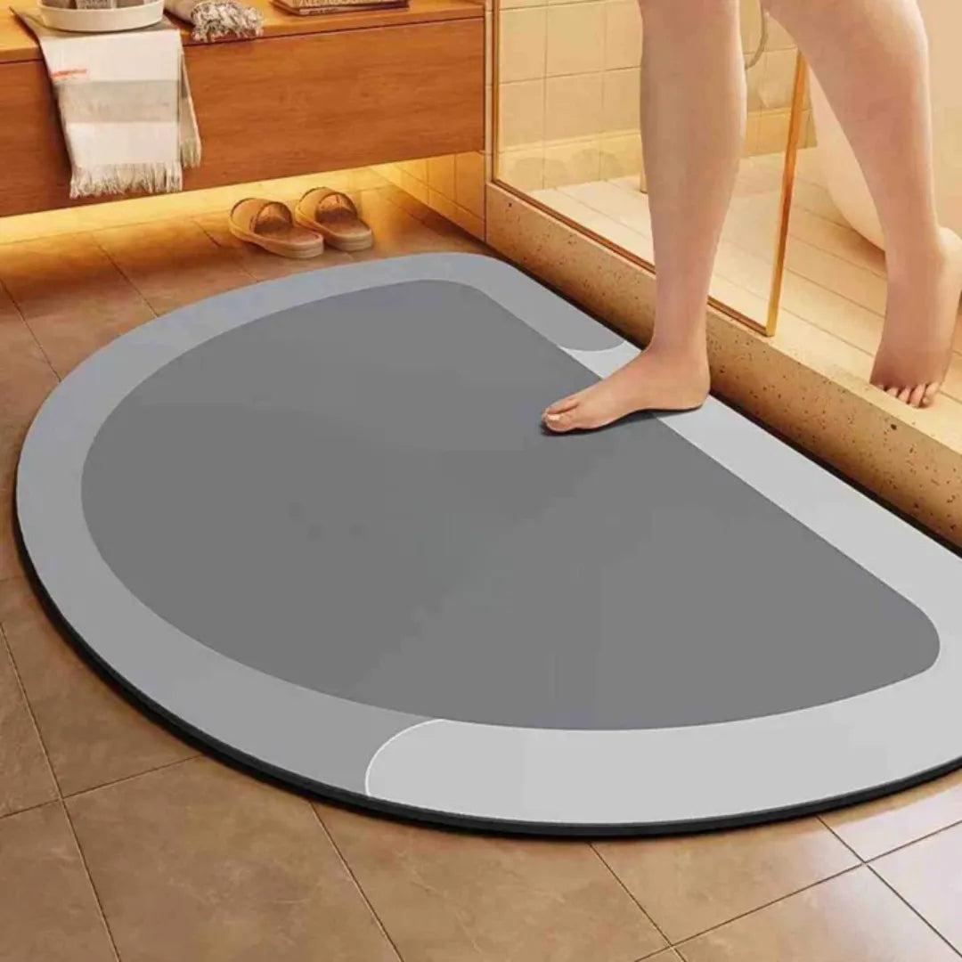 Tapis de bain AquaSoft - Confort séchant rapidement et antidérapant