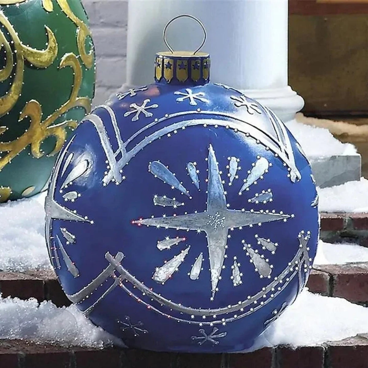 Grote Kerstballen Blauw