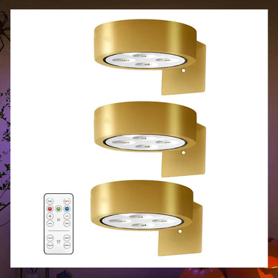 GlowSense – Magnetische Multifunctionele Draadloze Wandlamp (3-pack)